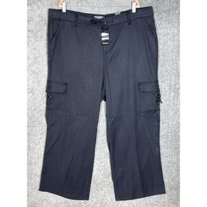 torrid Black Wide Leg Cargo Jumpsuit Pants